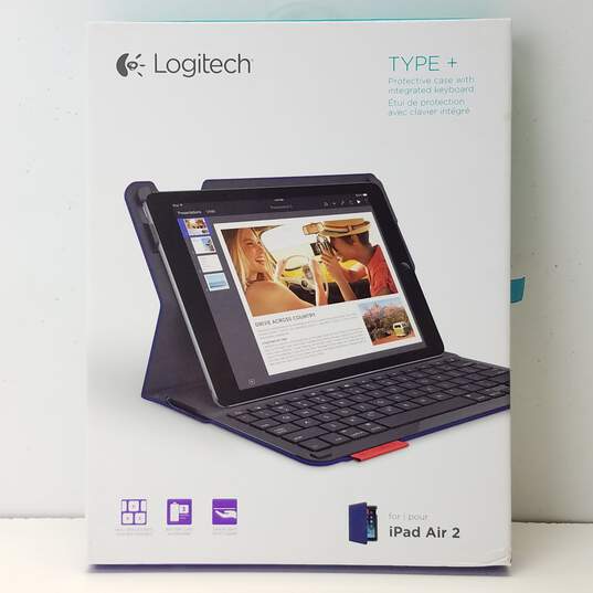 Logitech Type + Bluetooth Folio Keyboard Case for iPad Air 2-SOLD AS IS, UNTESTED image number 1