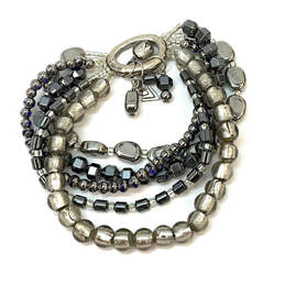 IOB Designer Silpada 925 Sterling Silver Multi Strand Beaded Bracelet