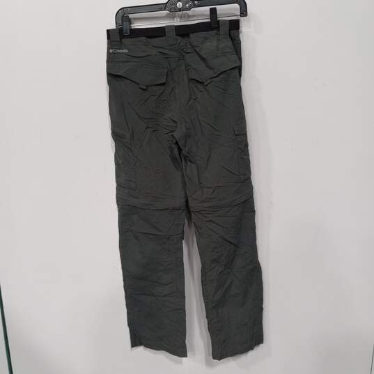 Columbia Gray Convertible Hiking Pants Men's Size 30x30 image number 2
