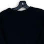 Womens Black Crew Neck Long Sleeve Graphic Pullover Sweatshirt Size Small image number 2