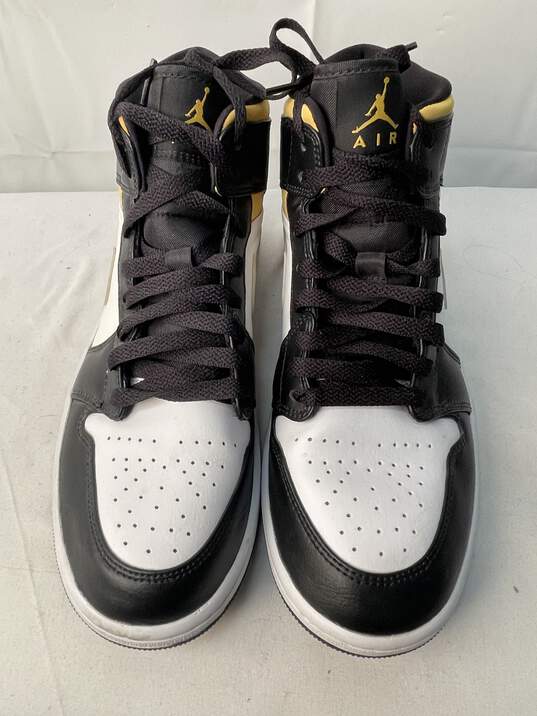 Black/White/Gold Air Jordans 554724-177 Size 9 image number 1