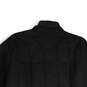 Womens Black Long Sleeve Welt Pocket Full-Zip Puffer Jacket Size Large image number 4
