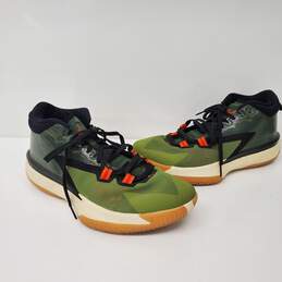 Nike Air Jordan Zion 1 Bayou Boy Lets Dance Green & Black Sneakers Size 13