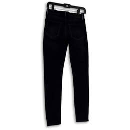 Womens Blue Denim Dark Wash Pockets Stretch Slim Fit Skinny Jeans Size 6/28 alternative image