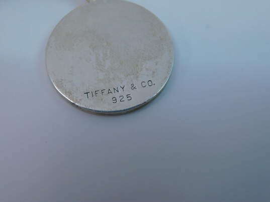 Tiffany & Co 925 Sterling Silver Key Ring 10.2g image number 3