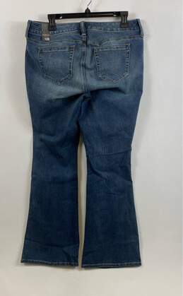 NWT Torrid Womens Blue Premium Ultra Stretch Denim Flared Jeans Size 12 Short alternative image