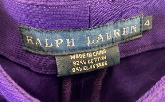 Ralph Lauren Women's Purple Pants- Sz 4 image number 3