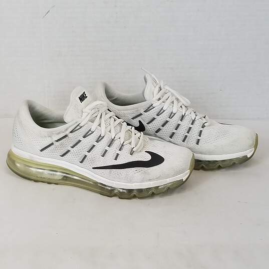 Buy the Air Max 2016 Mens Summit 806771 100 Shoes Athletic Sneakers White Size | GoodwillFinds