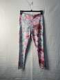 Adidas Women's Pink Floral Aeroready Leggings  Size L image number 1