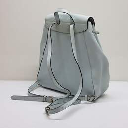 Kate Spade Leila Mint Green Pebbled Leather Drawstring Backpack Bag alternative image
