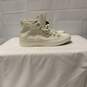Cream And White Converse High Top Sneakers image number 4