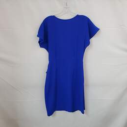 Bobeau Cobalt Blue Midi Wrap Dress WM Size S alternative image