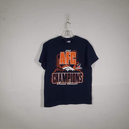 Mens Denver Broncos 2013 AFC Champions NFL Pullover T-Shirt Size Medium image number 1