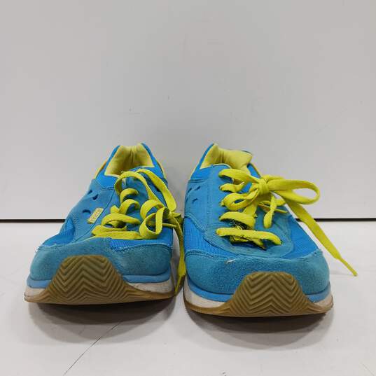 Crocs Men's Blue & Yellow Running Shoes Size 9 image number 1