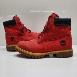 MEN'S TIMBERLAND 'RED DIGITAL' LIMITED RELEASE 6'' BOOTS SIZE 8.5
