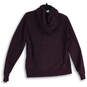 Womens Purple Long Sleeve Kangaroo Pocket Pullover Hoodie Size Large image number 3