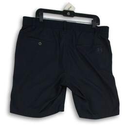 Under Armour Mens Black Slash Pocket Flat Front Golf Chino Shorts Size 38 alternative image