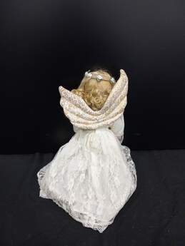 Praying Angel Porcelain Doll w/ Dress & Wings alternative image