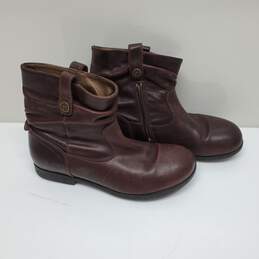 Birkenstock Brown Leather Ankle Boots