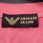 Armani Jeans Women Pink Studded Logo Tee S image number 3