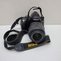 UNTESTED Nikon D3000 10.2MP DSLR Digital Camera Kit w/ AF-S DX 18-55mm Lens