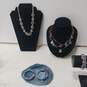 Bundle of Assorted Blue Fashion Jewelry image number 1