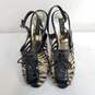 Vince Camuto Black Patent Leather Snakeskin Heels Women's Size 8.5B image number 6