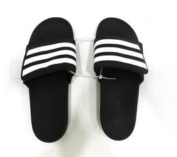 adidas Core Black adilette Comfort Slides Men's Shoe Size 10 alternative image