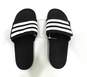 adidas Core Black adilette Comfort Slides Men's Shoe Size 10 image number 2