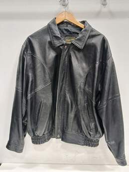 Men's Vera Pelle Leather Bomber Jacket