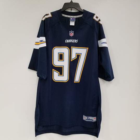 Mens Blue Los Angeles Chargers Joey Bosa #97 Football NFL Jersey Size XL image number 1