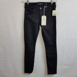 Lucky Brand Stella black skinny low rise ankle jeans 25 nwt