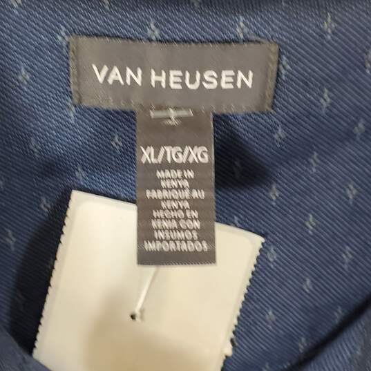 Van Heusen Men Blue Polo Shirt XL NWT image number 3