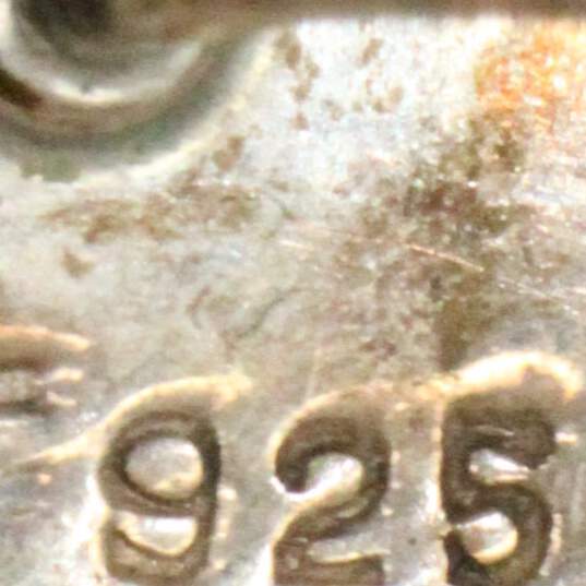 Bundle of 3 Pairs Sterling Silver Earrings - 15.8g image number 5