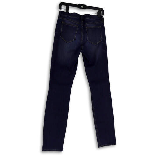 Womens Blue Reid Medium Wash Pockets Denim Skinny Leg Jeans Size 27 image number 2
