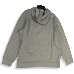 Womens Gray Long Sleeve Kangaroo Pocket Pullover Hoodie Size X-Large alternative image