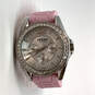 Designer Fossil ES2346 Silver-Tone Pink Stainless Steel Analog Wristwatch image number 3
