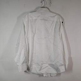 NWT Mens Regular Fit Collared Long Sleeve Button Front Dress Shirt Sz 16.5 32/33 alternative image