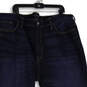 Womens Blue Denim Medium Wash 5-Pocket Design Straight Leg Jeans Size 48/32 image number 3