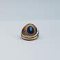 10k Gold Blue Spinel 1966 Northwestern High Class Ring Sz 5 1/2 8.0g image number 2
