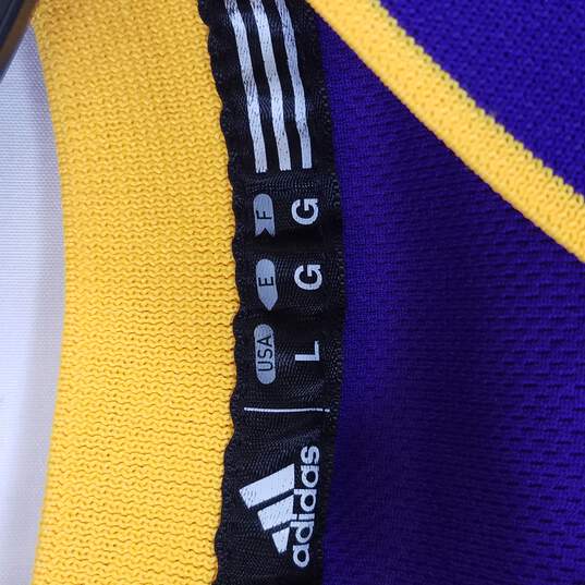 Adidas Boy Purple Lakers Howard 12 Jersey L image number 3