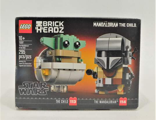 Sealed LEGO Brickheadz Star Wars: The Mandalorian & The Child (75317) image number 1