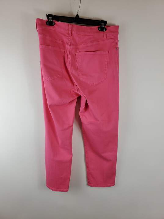 Express Women Pink Mom Jeans 12 NWT image number 2