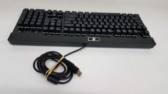 EagleTec Backlit USB Wired Mechanical Gamer Keyboard ET-KG010 Untested P/R image number 3