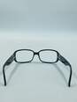 Valentino Black Rectangle Eyeglasses image number 3