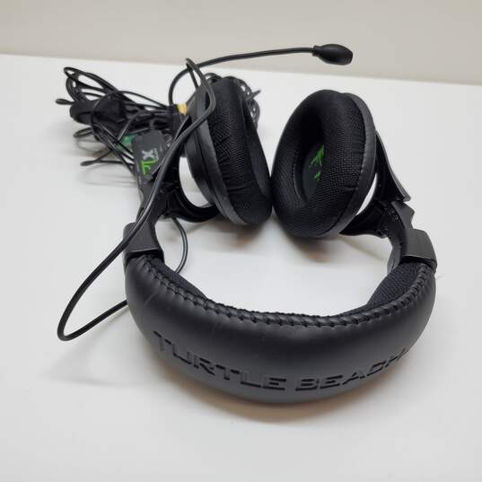 Turtle Beach Ear Force x12 Green/Black Gaming Headset with Microphone-Untested image number 3