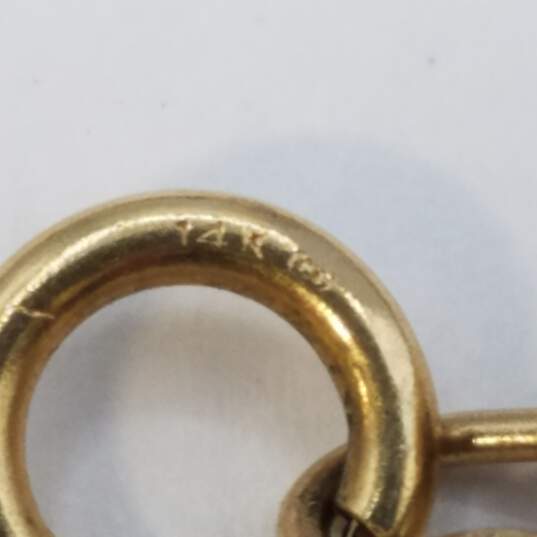 10K & 14K 4mm Byzantine Chain Necklace 33.7g image number 3