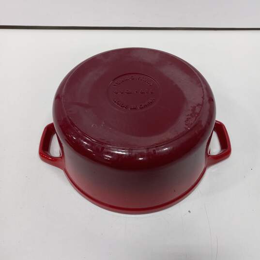 Buy the Tramontina Red Enameled Cast Iron Covered Round Dutch Oven 6.5qt