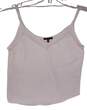 Womens White Sleeveless V Neck Camisole Blouse Top S image number 4