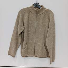 Pendleton Full Zip Knit Sweater Women's Size L